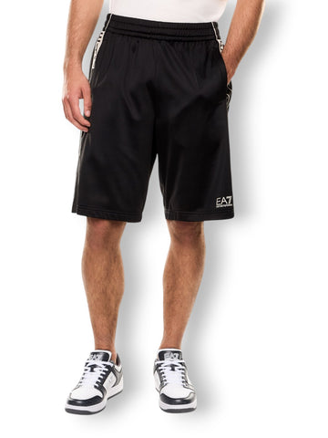 EA7 Bermuda 100% Polyester - Shorts Uomo - Nero