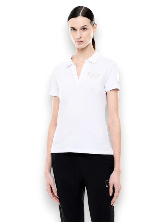 EA7 Polo Shirt - T-Shirt Donna - Bianco