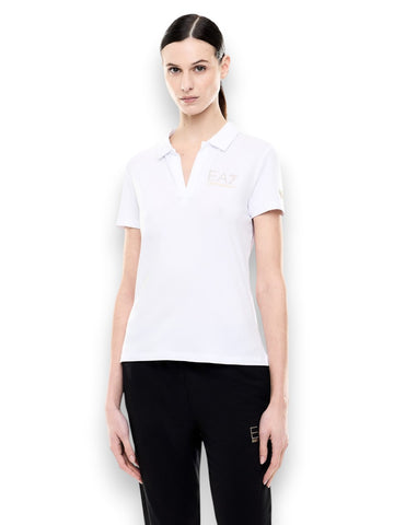 EA7 Polo Shirt - T-Shirt Donna - Bianco