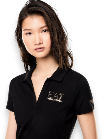 EA7 Polo Shirt - T-Shirt Donna - Nero