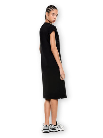 EA7 Dress 90% Cotton, 10% Elastane - Abiti Donna - Nero