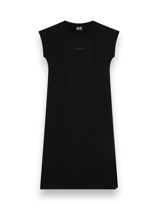 EA7 Dress 90% Cotton, 10% Elastane - Abiti Donna - Nero