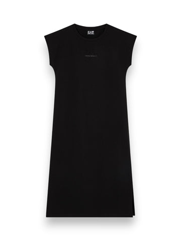 EA7 Dress 90% Cotton, 10% Elastane - Abiti Donna - Nero