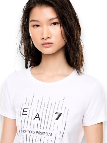 EA7 T-Shirt - T-Shirt Donna - Bianco