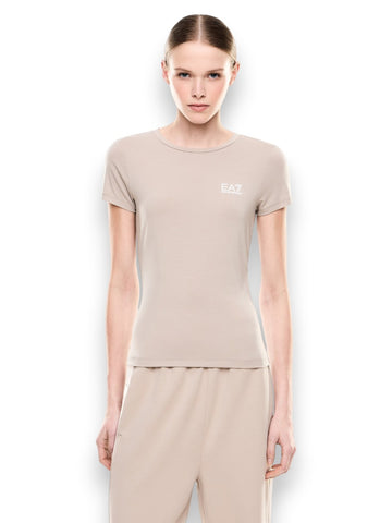 EA7 T-Shirt - T-Shirt Donna - Beige