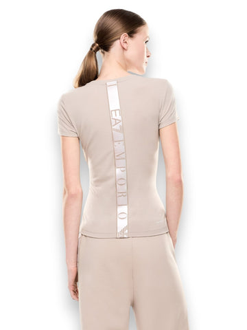 EA7 T-Shirt - T-Shirt Donna - Beige