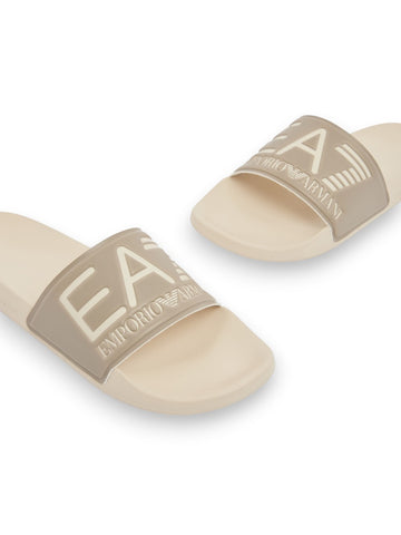 EA7 Shoes Beachwear 100% Polyvinyl Chloride - Ciabatte Unisex - Tortora