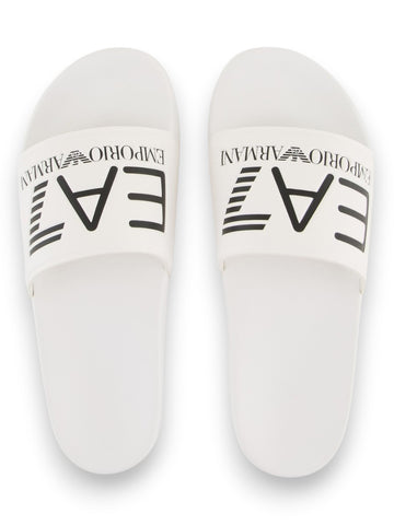 EA7 Shoes Beachwear 100% Polyvinyl Chloride - Ciabatte Unisex - Bianco