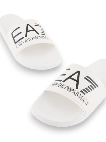 EA7 Shoes Beachwear 100% Polyvinyl Chloride - Ciabatte Unisex - Bianco