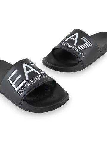 EA7 Shoes Beachwear - Ciabatte Unisex - Nero