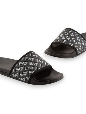 EA7 Shoes Beachwear - Ciabatte Unisex - Nero