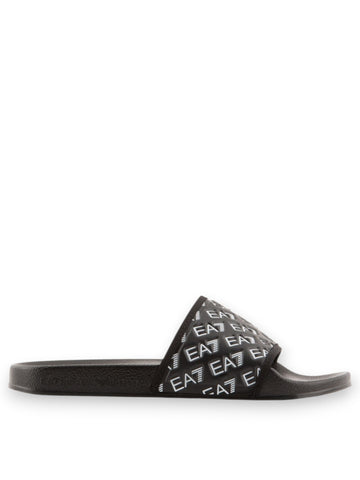 EA7 Shoes Beachwear - Ciabatte Unisex - Nero