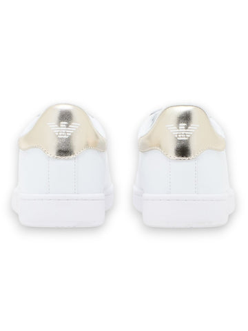 EA7 Sneaker 100% Bovine Leather - Sneakers Unisex - Bianco