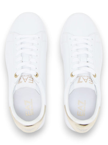 EA7 Sneaker 100% Bovine Leather - Sneakers Unisex - Bianco