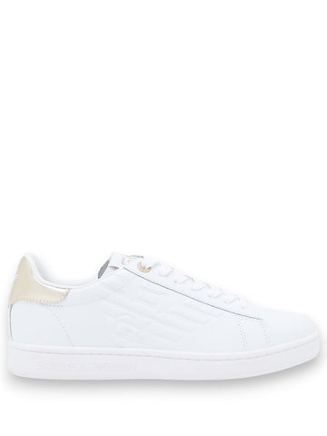 EA7 Sneaker 100% Bovine Leather - Sneakers Unisex - Bianco