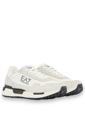 EA7 Sneaker 100% Bovine Leather - Sneakers Unisex - Bianco
