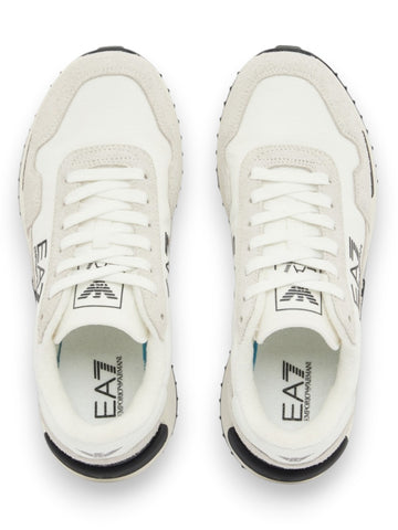 EA7 Sneaker 100% Bovine Leather - Sneakers Unisex - Bianco