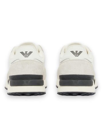EA7 Sneaker 100% Bovine Leather - Sneakers Unisex - Bianco