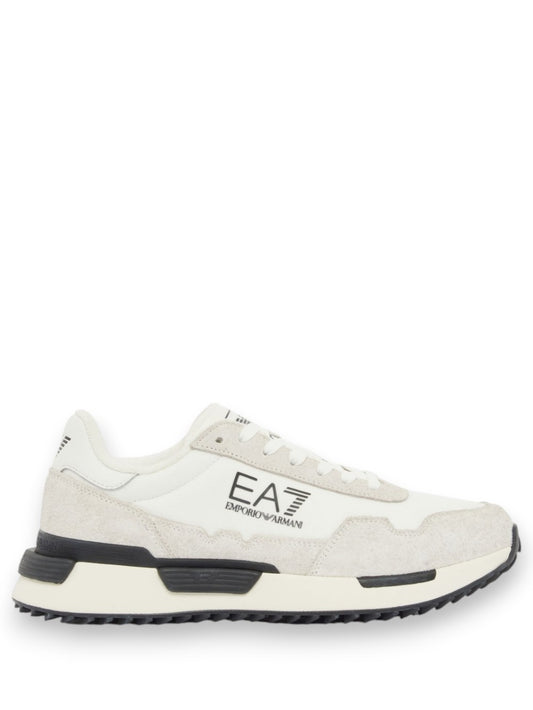 EA7 Sneaker 100% Bovine Leather - Sneakers Unisex - Bianco