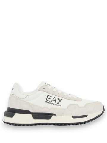 EA7 Sneaker 100% Bovine Leather - Sneakers Unisex - Bianco
