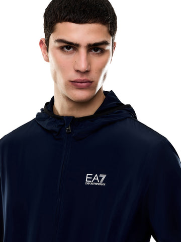 EA7 Bomber Jacket 100% Polyester - Capospalla Uomo - Blu