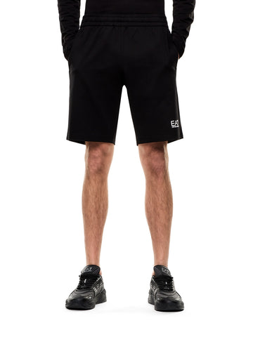 EA7 Shorts 100% Cotton - Shorts Uomo - Nero
