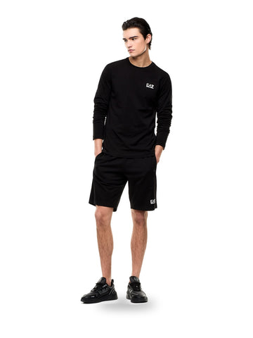 EA7 Shorts 100% Cotton - Shorts Uomo - Nero