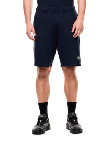 EA7 Shorts 100% Cotton - Shorts Uomo - Blu