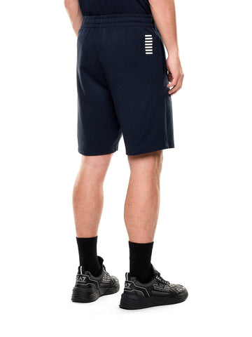 EA7 Shorts 100% Cotton - Shorts Uomo - Blu