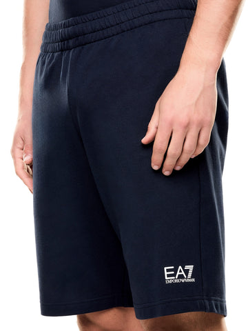 EA7 Shorts 100% Cotton - Shorts Uomo - Blu