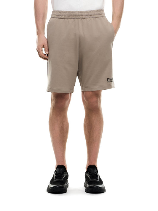 EA7 Shorts 100% Cotton - Shorts Uomo - Beige