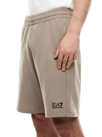 EA7 Shorts 100% Cotton - Shorts Uomo - Beige