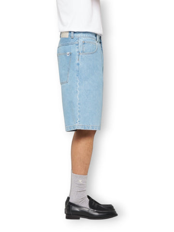 Edwin Worker Short - Shorts Uomo - Denim Chiaro