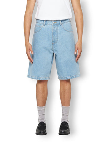 Edwin Worker Short - Shorts Uomo - Denim Chiaro