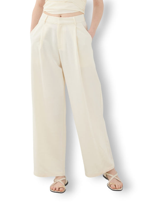 Pantalone Donna - Panna
