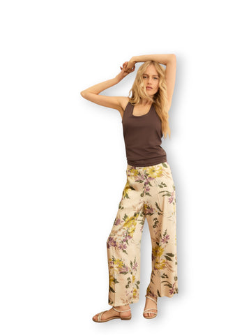 Emme Marella Albero - Pantaloni Donna - Bianco Lana