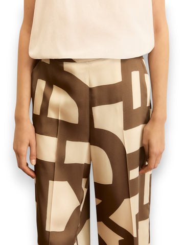 Emme Marella Albero - Pantaloni Donna - Tortora