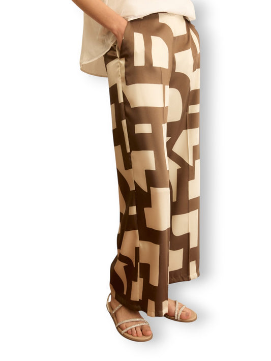 Emme Marella Albero - Pantaloni Donna - Tortora