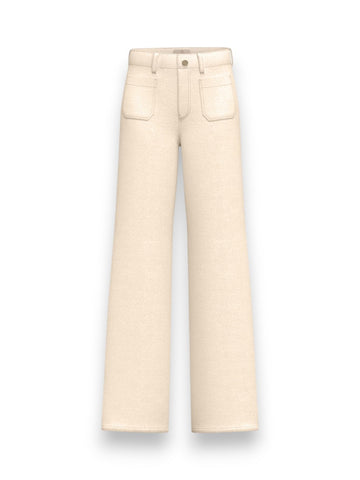 Emme Marella Pantalone - Pantaloni Donna - Bianco Lana