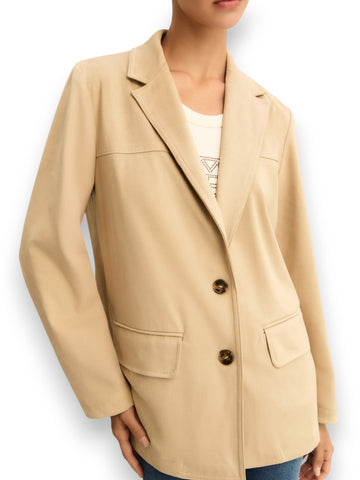 Emme Marella Giaccone In Jersey - Capospalla Donna - Beige