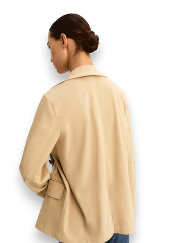 Emme Marella Giaccone In Jersey - Capospalla Donna - Beige