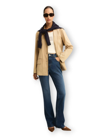 Emme Marella Giaccone In Jersey - Capospalla Donna - Beige