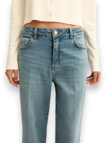 Emme Marella Cropped - Jeans Donna - Blue Jeans