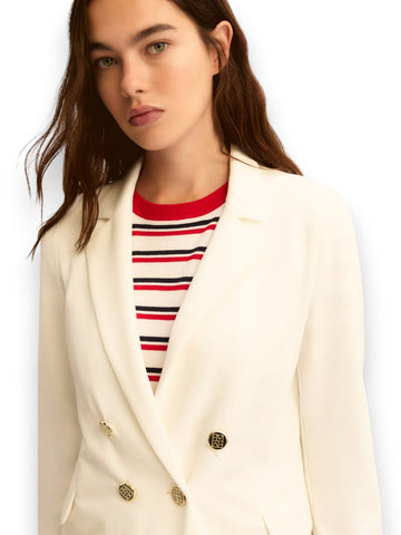 Emme Marella Giacca In Jersey - Capospalla Donna - Bianco