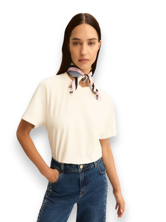 Emme Marella T-Shirt Maestro - T-Shirt Donna - Bianco