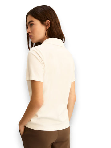 Emme Marella Polo In Jersey - T-Shirt Donna - Bianco