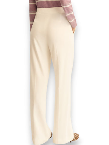 Emme Marella Pantalone In Jersey Palace - Pantaloni Donna - Bianco