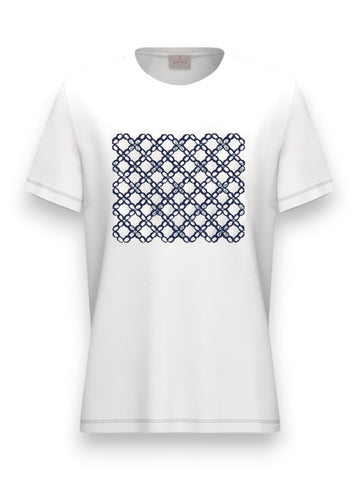 Emme Marella T-Shirt Racconto - T-Shirt Donna - Blu
