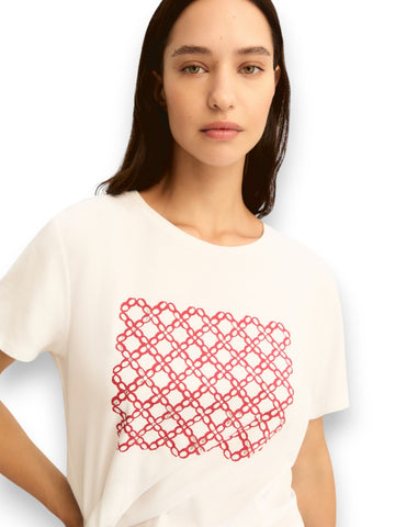 Emme Marella T-Shirt Racconto - T-Shirt Donna - Rosso
