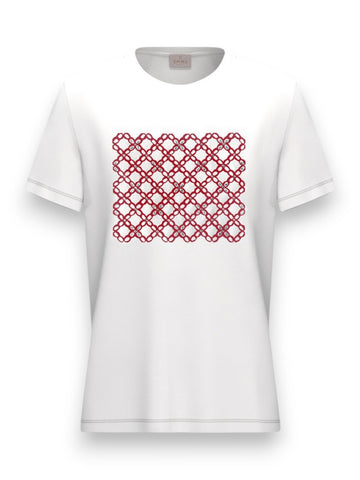 Emme Marella T-Shirt Racconto - T-Shirt Donna - Rosso